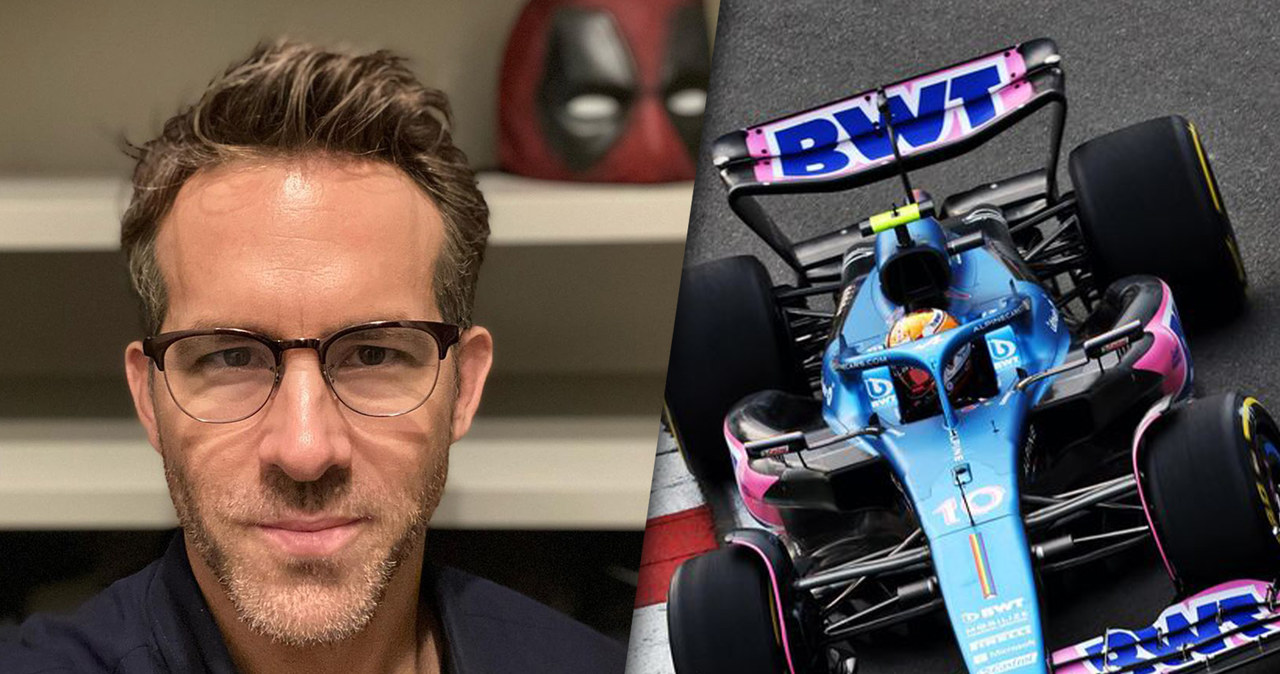 Gwiazdy Hollywood inwestują w BWT Alpine F1 Team/Instagram vancityreynolds/instagram alpinef1team /