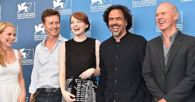 Gwiazdy i reżyser filmu "Birdman", który otworzył festiwal w Wenecji / fot. Pascal Le Segretain /Getty Images