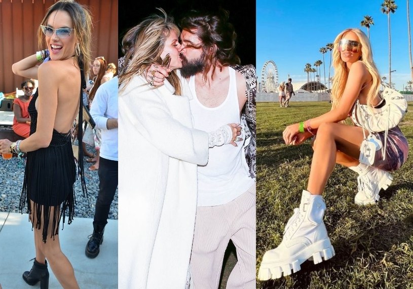 Gwiazdy na festiwalu Coachella: Alessandra Ambrosio, Heidi Klum z mężem oraz Gigi Gorgeous (fot. instagram.com/gigigorgeous) /Agencja FORUM