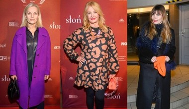 Gwiazdy na premierze filmu „Słoń”: Magdalena Lamparska, Małgorzata Foremniak, Agnieszka Dygant 