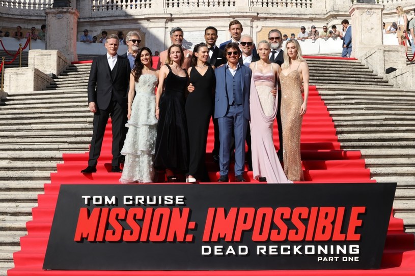 Gwiazdy nowej części "Mission: Impossible" na rzymskim pokazie filmu /Stefania M. D'Alessandro /Getty Images