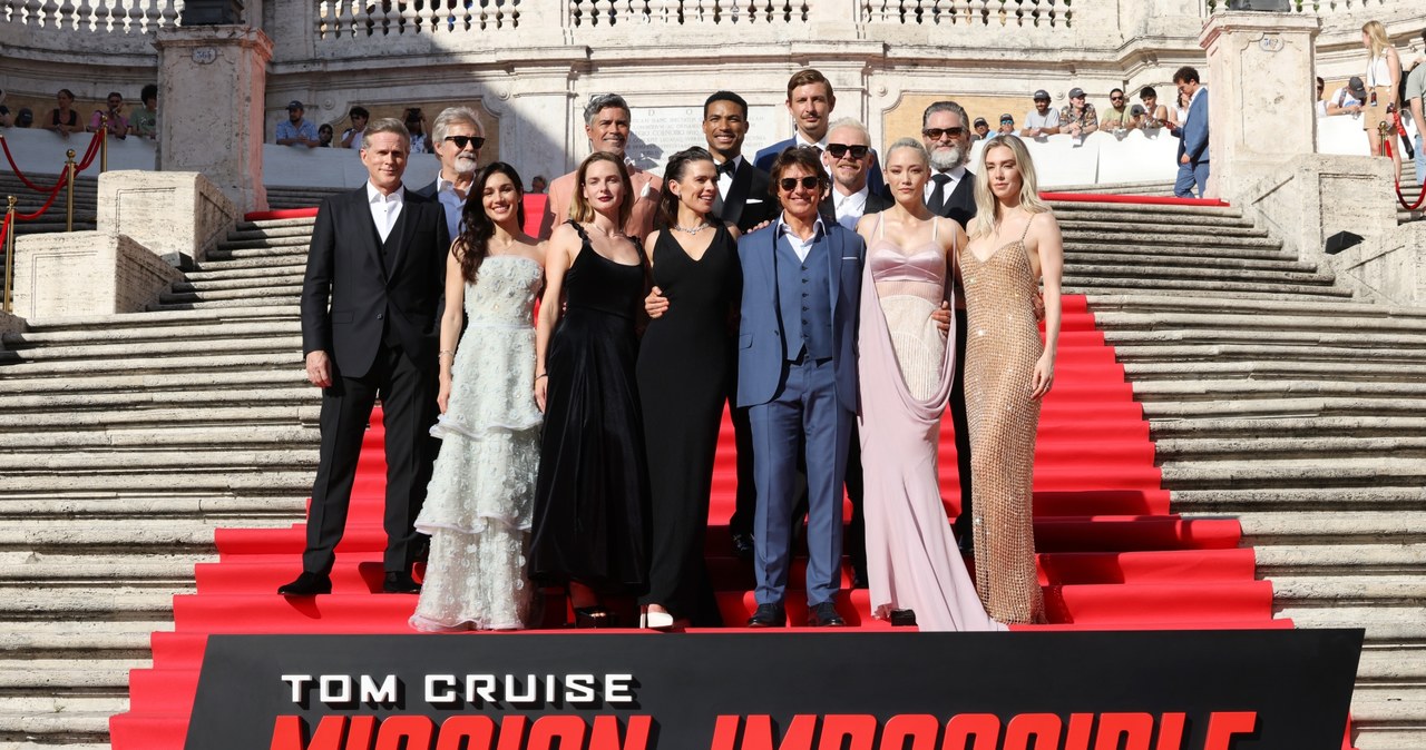 Gwiazdy nowej części "Mission: Impossible" na rzymskim pokazie filmu /Stefania M. D'Alessandro /Getty Images