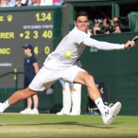 Pokonany w półfinale Milos Raonic