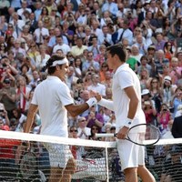 Roger Federer i Milos Raonic 