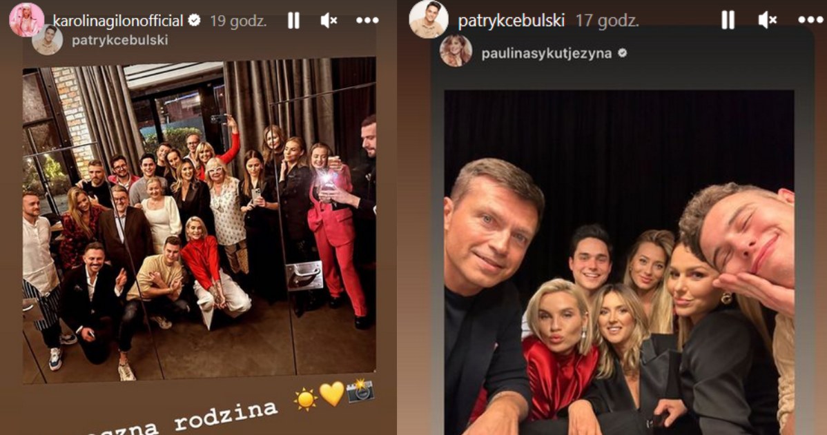 Gwiazdy stacji Polsat na uroczystej kolacji /Instagram