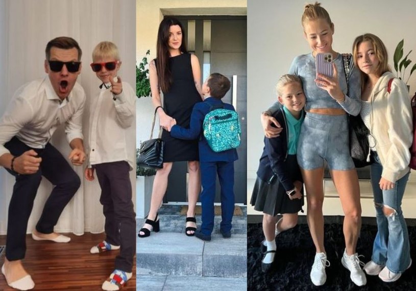 Gwiazdy świętują z dziećmi rozpoczęcie roku szkolnego 2022 /Instagram