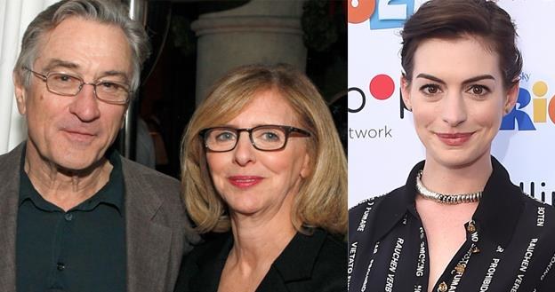 Gwiazdy "The Intern": Robert De Niro, Nancy Meyers (reżyserka) i Anne Hathaway /Getty Images