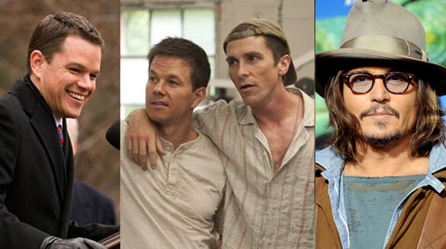Gwiazdy tygodnia: Matt Damon, Mark Wahlberg, Christian Bale i Johnny Depp /materiały dystrybutora
