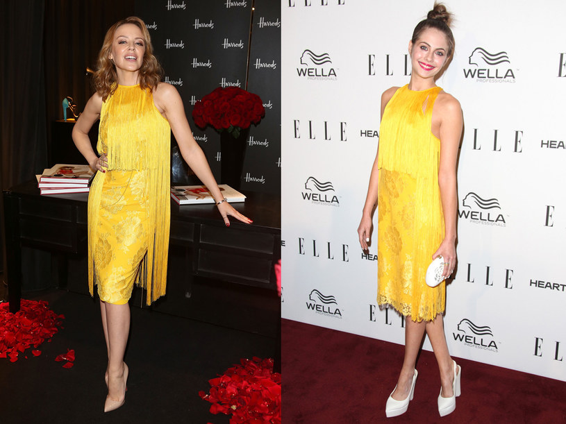 Gwiazdy w tej samej sukience. Która wygląda lepiej? /Getty Images