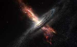 Gwiazdy zrodzone w wiatrach supermasywnych czarnych dziur