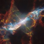 "Gwiezdny wulkan" uchwycony przez Kosmiczny Teleskop Hubble'a