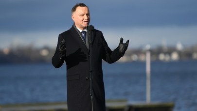 Gwizdy i krzyki w czasie wizyty prezydenta Dudy w Pucku. Prokuratura wszczęła śledztwo