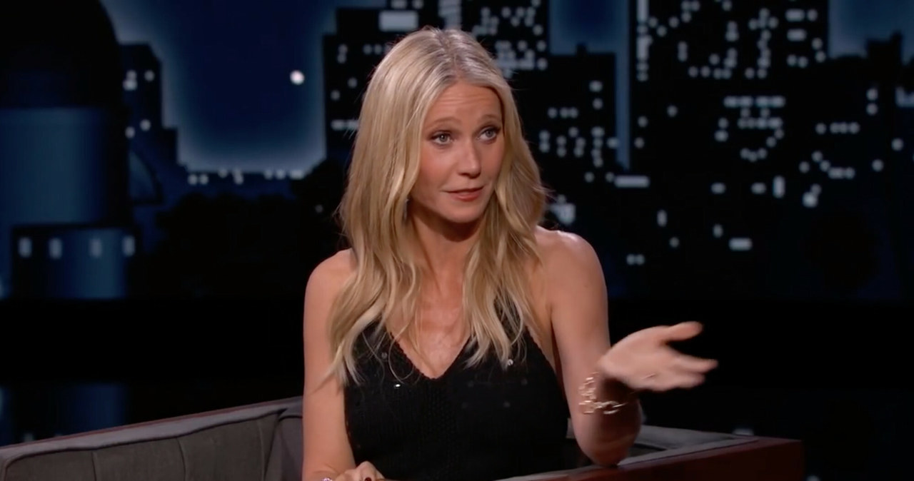 Gwyneth Paltrow w programie Jimmy Kimmel Live! w 2021 r. /East News