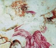 Hades uprowadzający Korę, fresk, Macedonia, IV w. p.n.e. /Encyklopedia Internautica