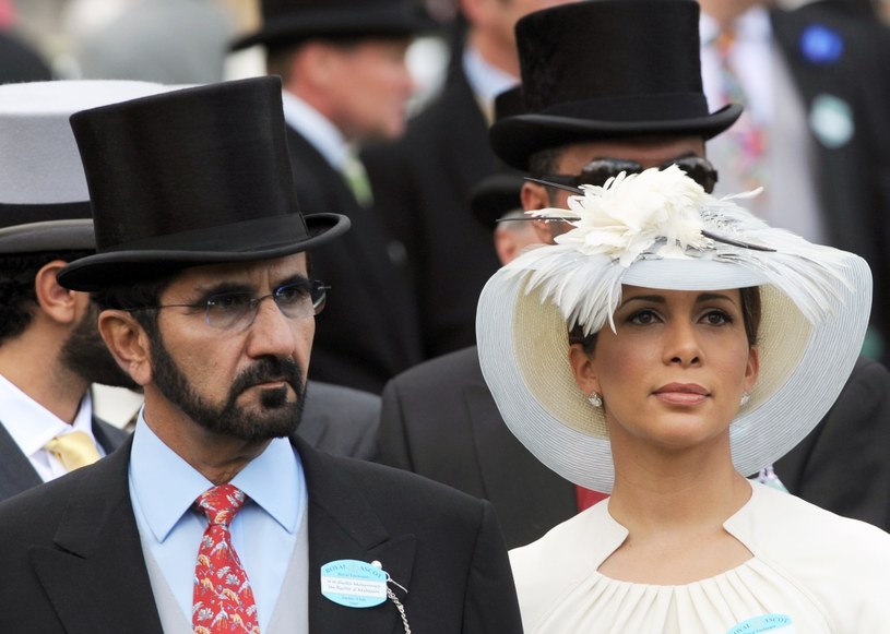 Haja bint Hussein z mężem /Anwar Hussein /Getty Images