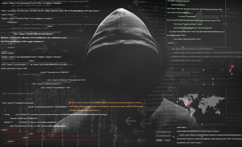 Hakerski atak; zdj. ilustracyjne /123RF/PICSEL