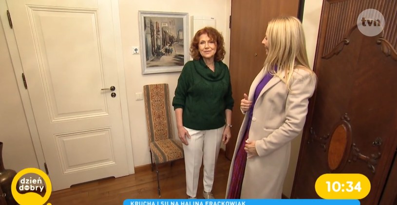 Halina Frąckowiak w "Dzień dobry TVN" /TVN