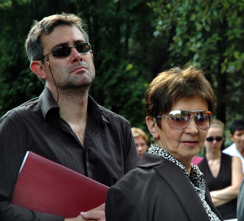Halina Kunicka z synem Marcinem Kydryńskim /MWMedia