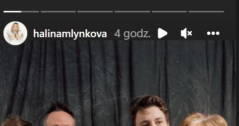 Halina Mlynkova: instagram.com/halinamlynkova/ /Screen z InstaStory  /Instagram