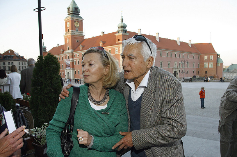 Halina Rowicka z mężem Krzysztofem Kalczyńskim /Wojtalewicz Jarosław /AKPA