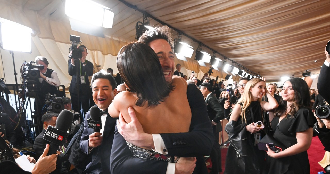 Halle Berry i Adrien Brody przed 97. galą rozdania Oscarów /Michael Buckner / Contributor /Getty Images