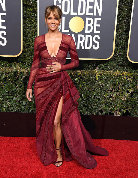 Halle Berry. Złote Globy /Getty Images