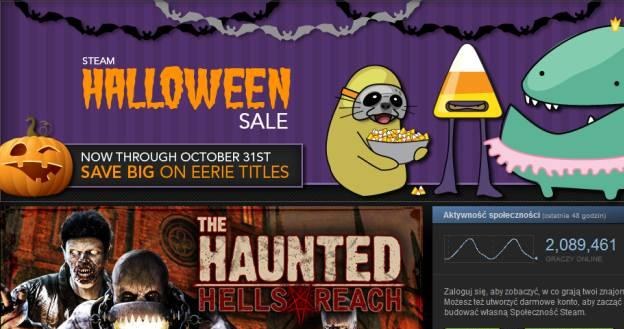 Halloweenowa wyprzedaż na Steamie - zdjęcie strony /Informacja prasowa