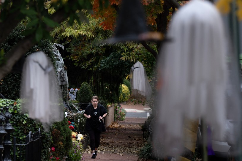 Halloweenowe dekoracje w Waszyngtonie, zdjęcie ilustracyjne /BRENDAN SMIALOWSKI/AFP /AFP