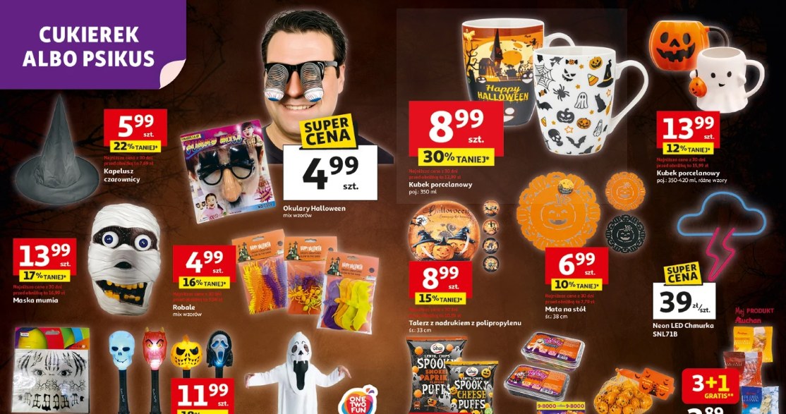 Halloweenowe okazje w Auchan /Auchan /INTERIA.PL