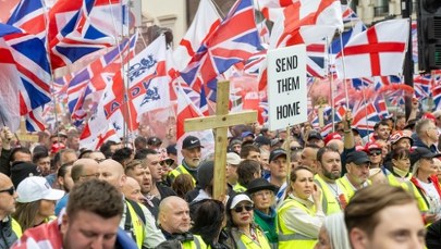 ​Halo Londyn, mówi Tarczyński. Ogromne manifestacje w stolicy Wielkiej Brytanii