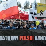 Handlowcy protestowali przeciw projektowi nowego podatku