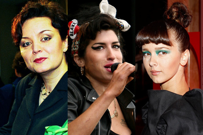 Hanna Banaszak (1990), Amy Winehouse (2005), Monika Brodka (2014)/ fot. Reporter, Krzysztof Wojda/Getty Images/ AKPA, Damian Grabarski /Styl.pl