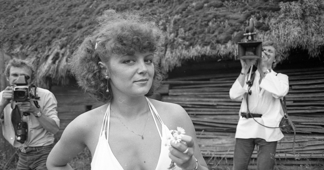 Hanna Banaszak na festiwalu w Opolu, 1979 r. /Andrzej Wiernicki /Agencja FORUM