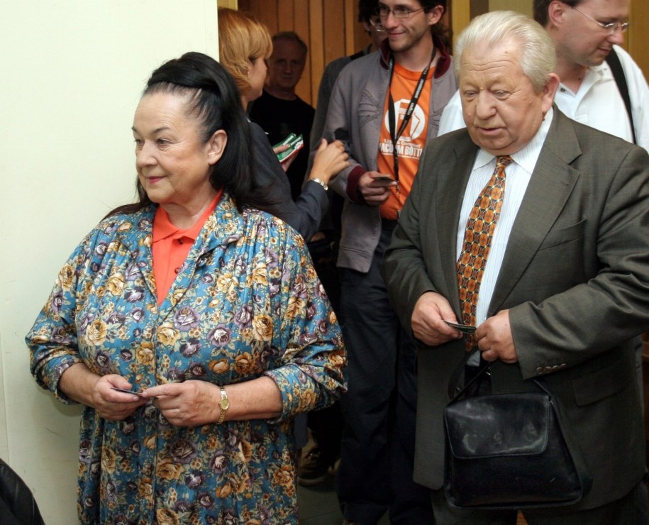 Hanna i Antoni Gucwińscy na zdjęciu archiwalnym /Radek Pietruszka /PAP