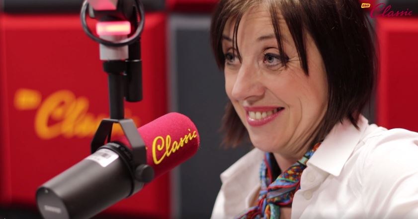 Hanna Śleszyńska w studiu RMF Classic /Michał Dukaczewski /RMF FM