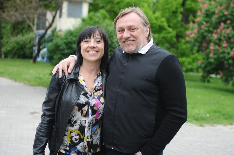 Hanna Śleszyńska ze swoim partnerem Jackiem /Piotr Andrzejczak /MWMedia