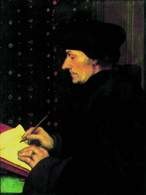 Hans Holbein, Erazm z Rotterdamu, 1523 /Encyklopedia Internautica