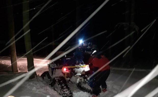 Harcerze ewakuowani w Beskidzie Sądeckim. Byli przemęczeni i wystraszeni