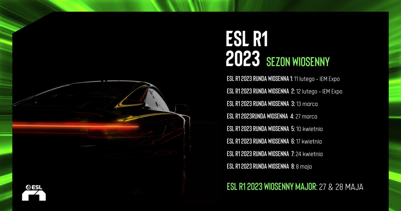 Harmonogram ESL R1 /materiały prasowe