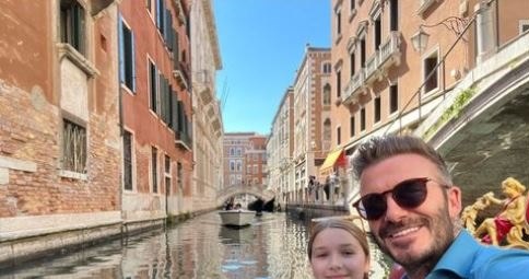 Harper Beckham i David Beckham /www.instagram.com/davidbeckham/ /Instagram