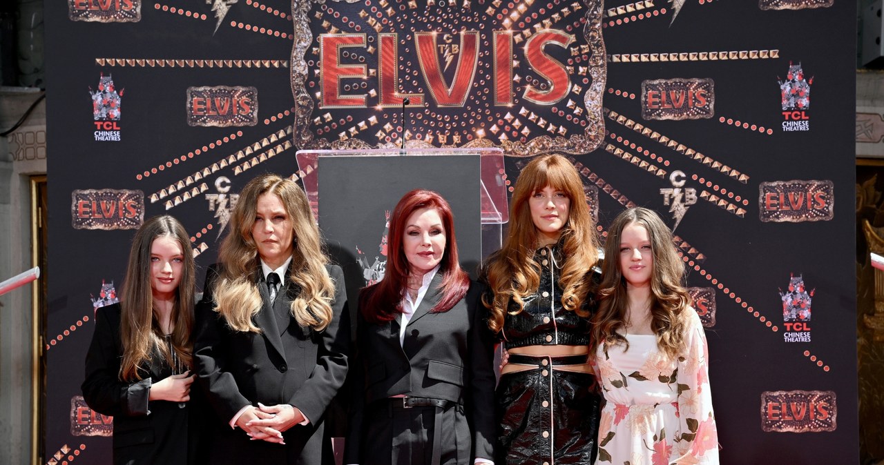 Harper Vivienne Ann Lockwood, Lisa Marie Presley, Priscilla Presley, Riley Keough i Finley Aaron Love Lockwood /Axelle/Bauer-Griffin/FilmMagic /Getty Images