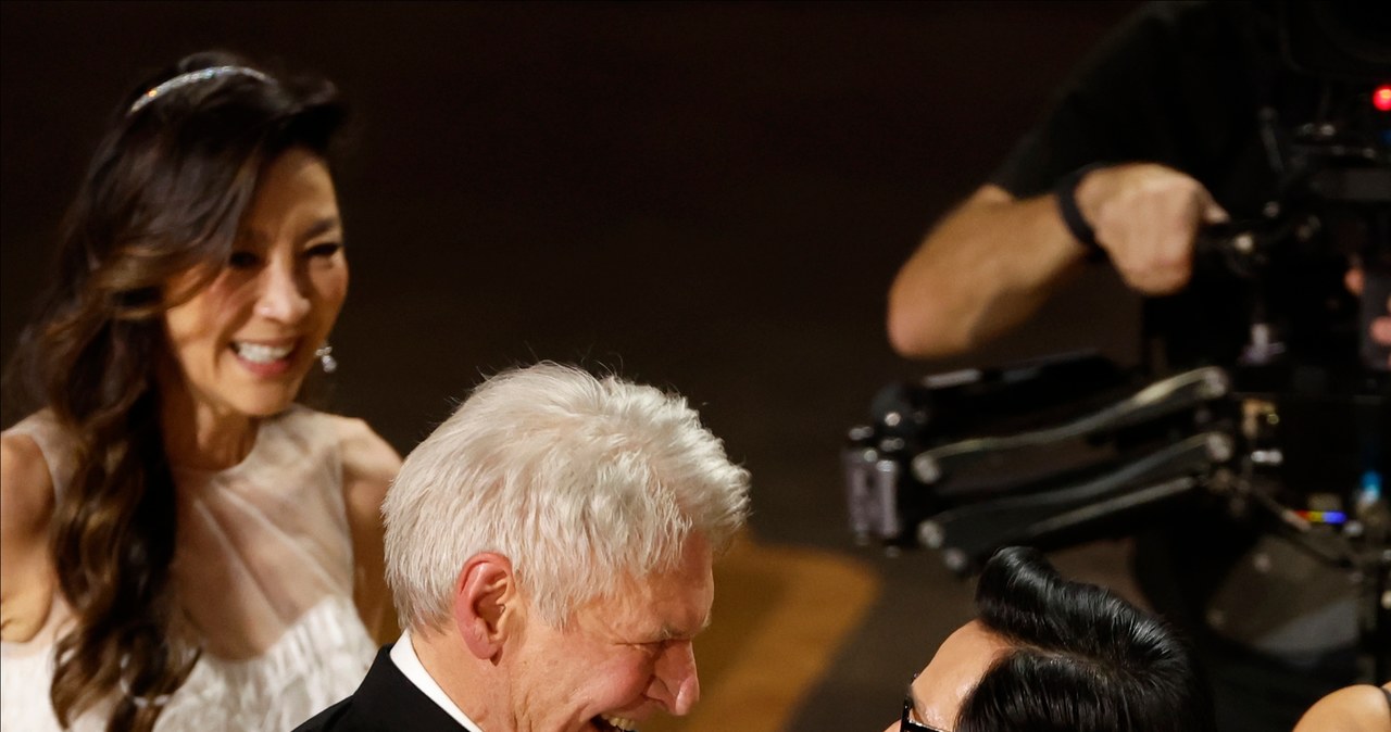 Harrison Ford i Ke Huy Quan podczas gali rozdania Oscarów w 2023 roku /ABC / Contributor /Getty Images