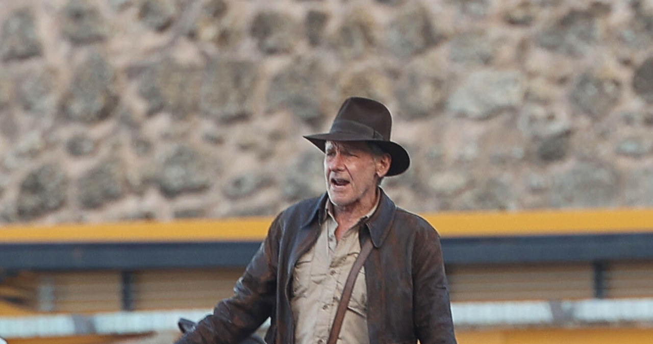 Harrison Ford na planie filmu "Indiana Jones 5" /BackGrid UK/East News /East News