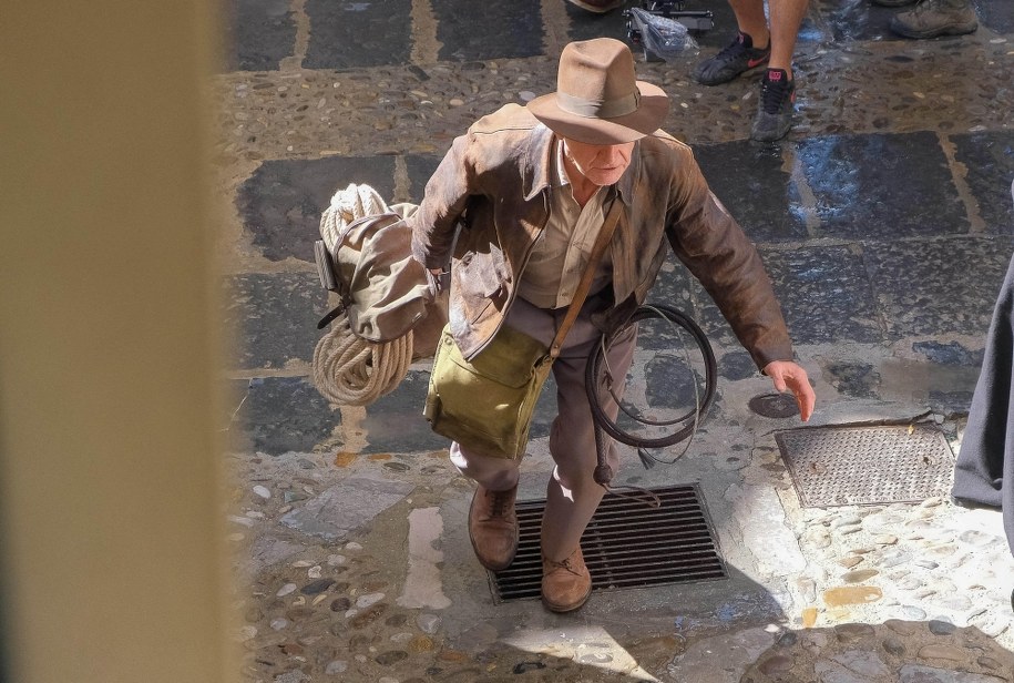 Harrison Ford na planie filmu /	IPA/ABACA /PAP/Abaca