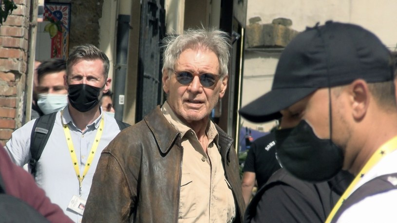 Harrison Ford na planie "Indiany Jonesa 5" /IPA / SplashNews.com /East News