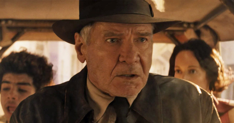 Harrison Ford w scenie z filmu "Indiana Jones i artefakt przeznaczenia" /materiały prasowe