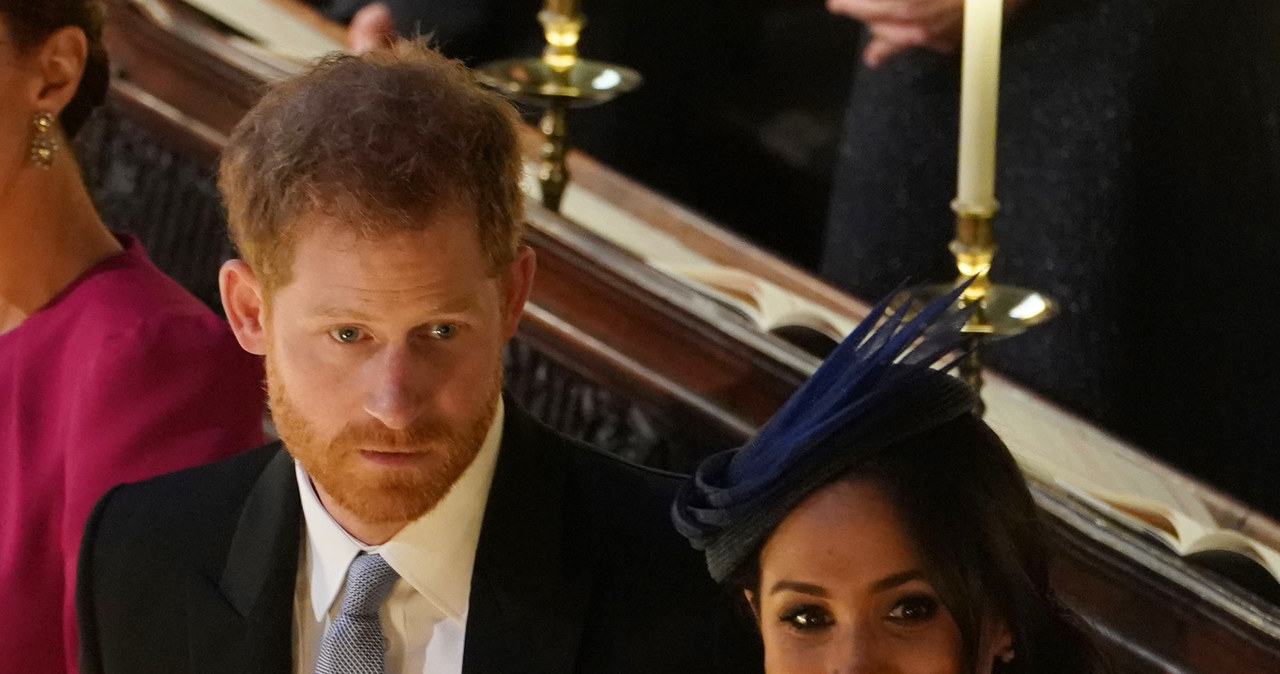 Harry i Meghan na ślubie Eugenii /Owen Humphreys /Getty Images