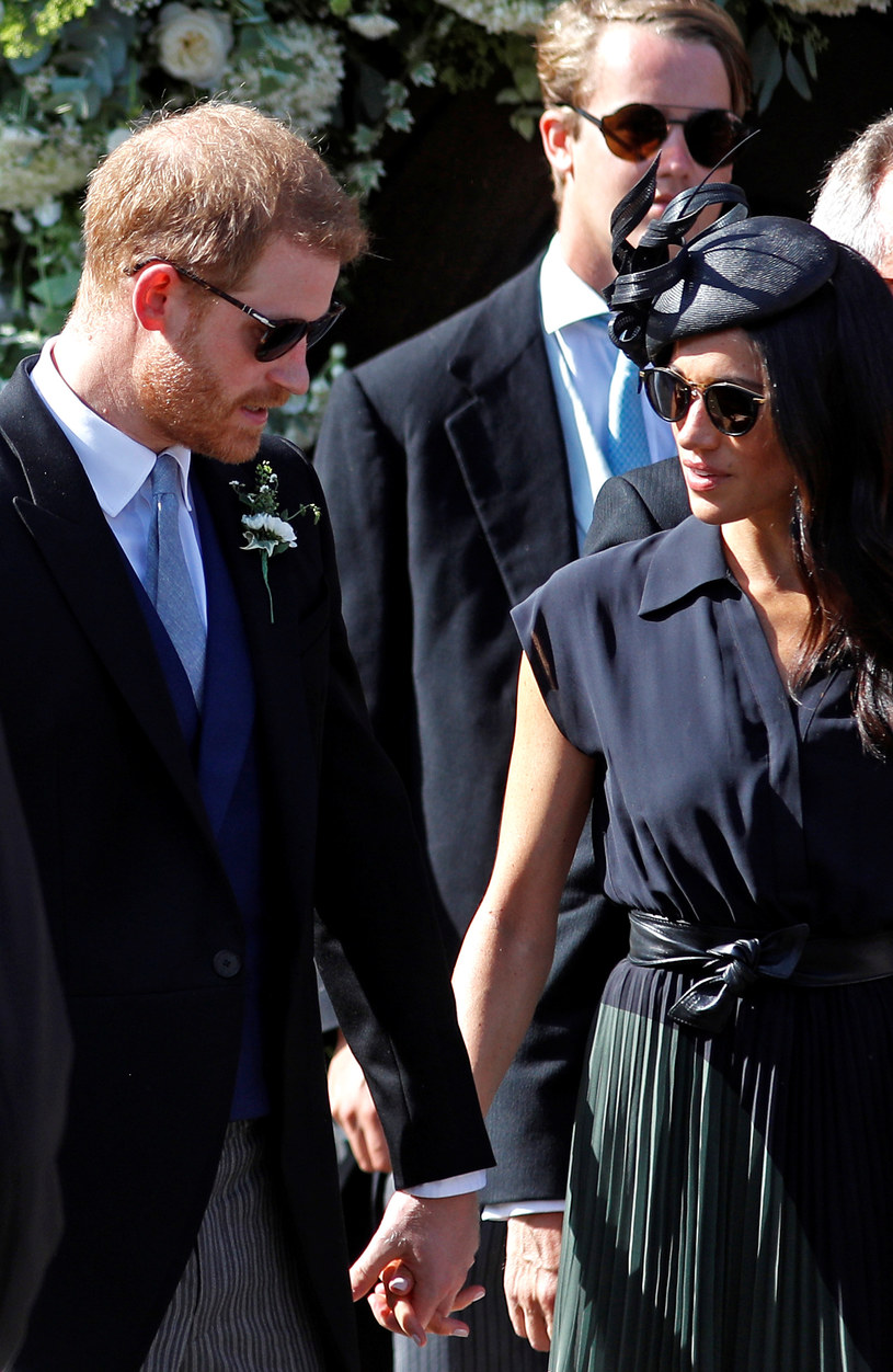 Harry i Meghan w drodze na ślub /Agencja FORUM