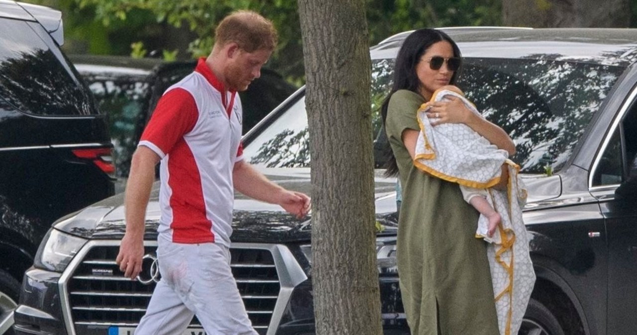 Harry i Meghan z synem /Tim Rooke/REX/Shutterstock /East News