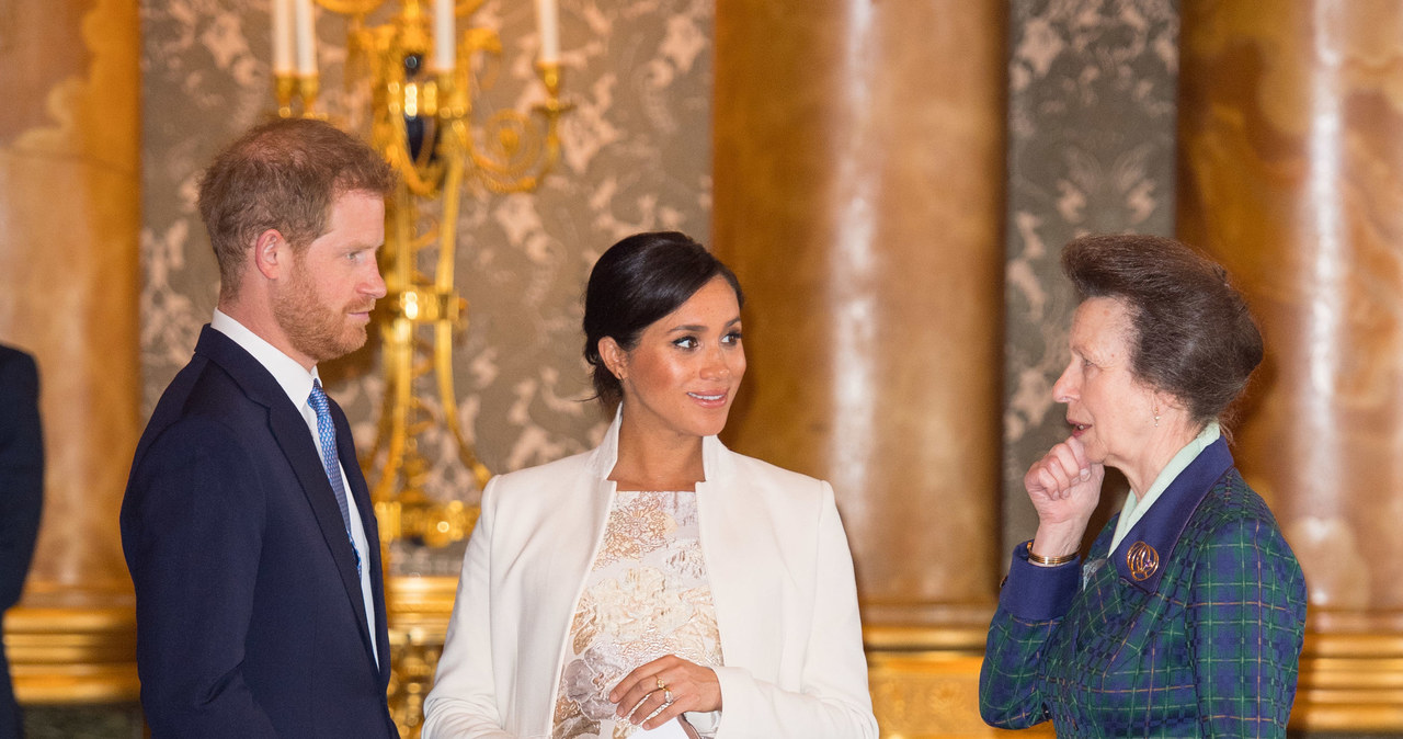 Harry, Meghan i Anna /Dominic Lipinski   /Getty Images